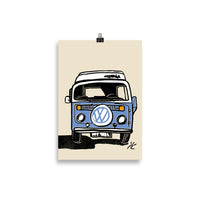 Impresión digital "Love your van"