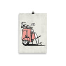 Impresión digital "Wheels and waves"