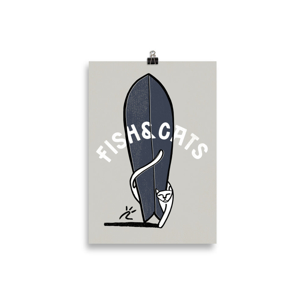 Impresión digital "Fish and cats"