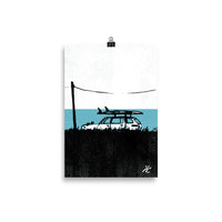 Impresión digital "Your destination"