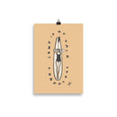 Impresión digital "Sand in my hair"