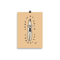 Impresión digital "Sand in my hair"