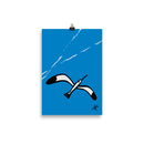 Impresión digital "Crossed lines"