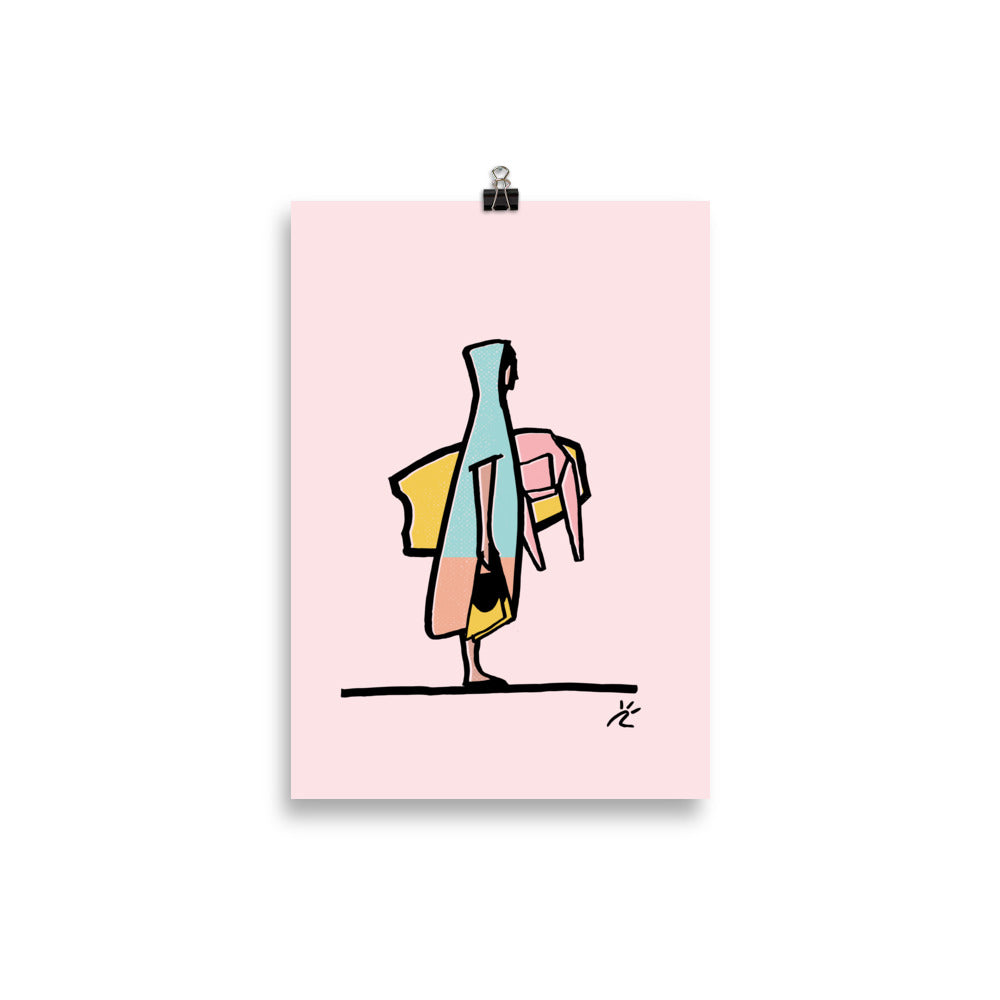 Impresión digital "Poncho time - Bodyboard Edition"