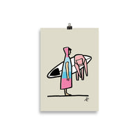 Impresión digital "Poncho time - Surf Edition"