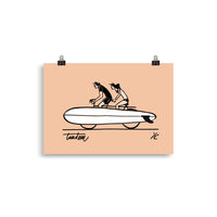 Impresión digital "Surf Tandem Team"