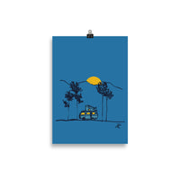 Impresión digital "Under the full moon"