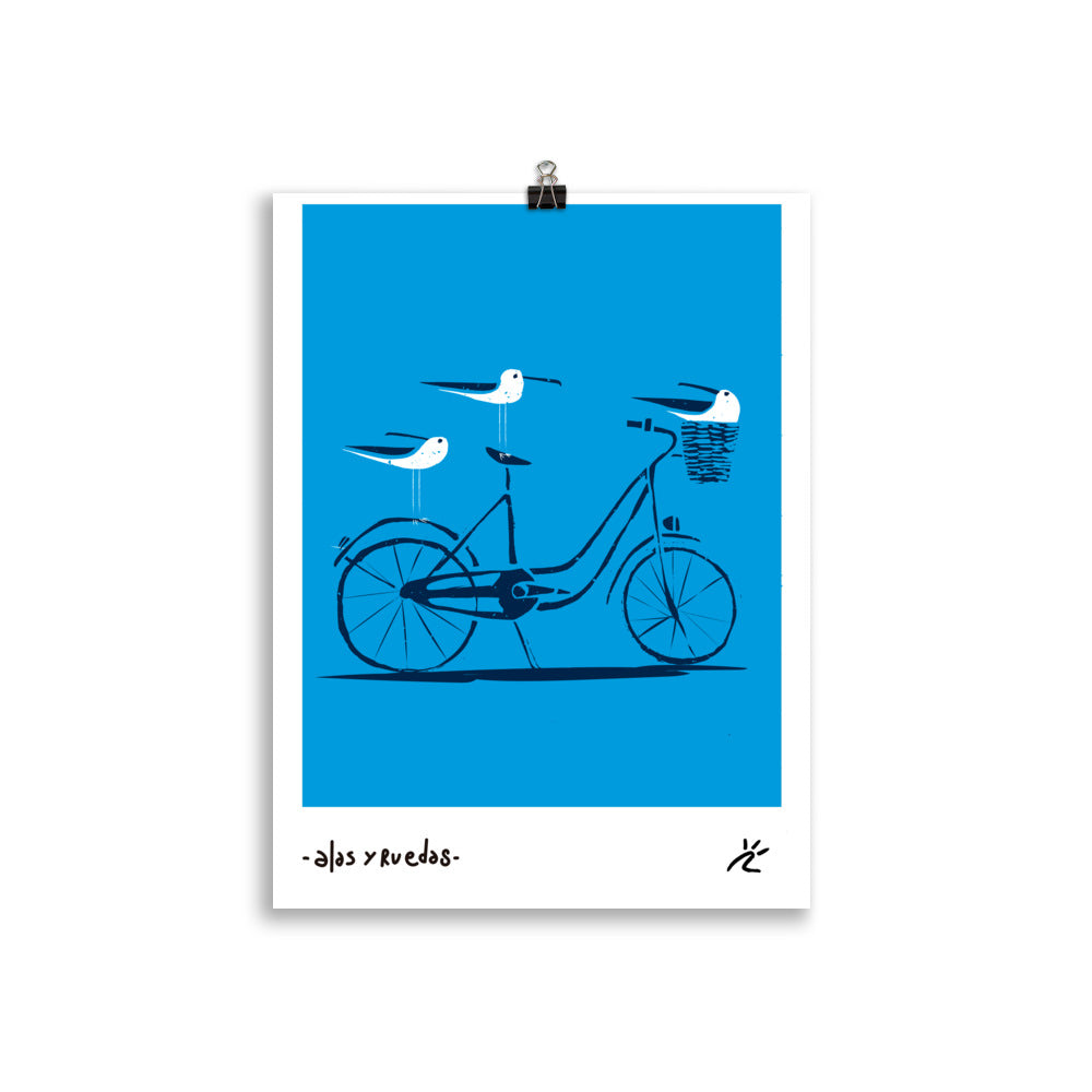 Impresión digital "ALAS Y RUEDAS"