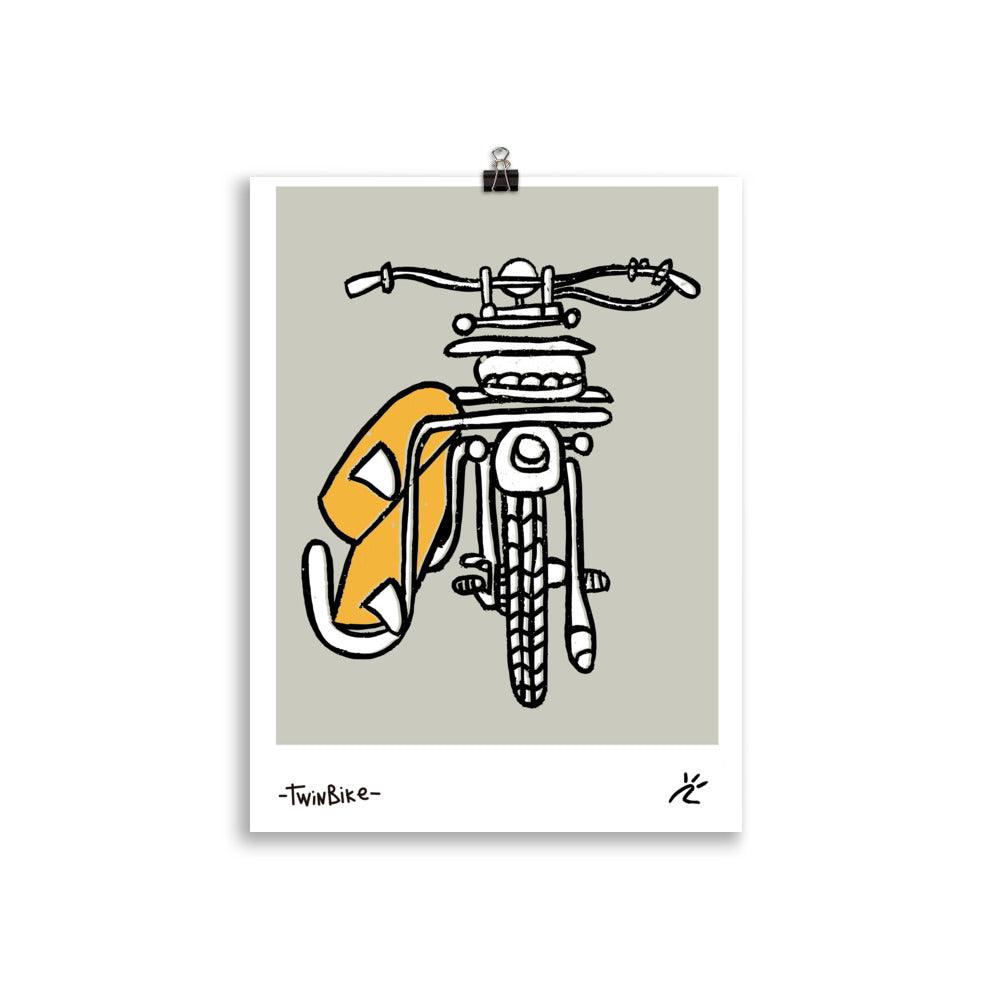 Impresión digital "TWINBIKE"