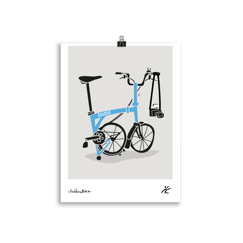 Impresión digital "FOLDING BIKE"