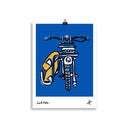 Impresión digital "BACKMOTO"