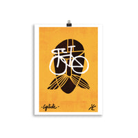 Impresión digital "CYCLISTE"