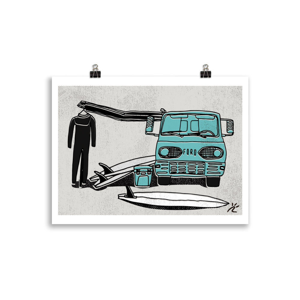 Impresión digital "Free days"