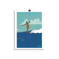 Impresión digital "Turquoise"