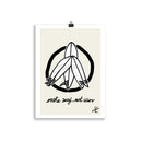 Impresión digital "Make surf, not war"