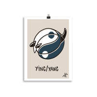Impresión digital "Ying/yang"