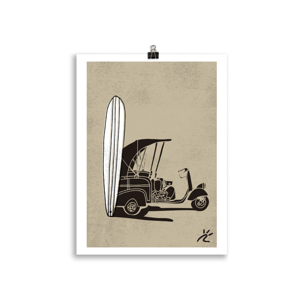 Impresión digital "Long Vibes"