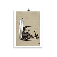 Impresión digital "Long Vibes"