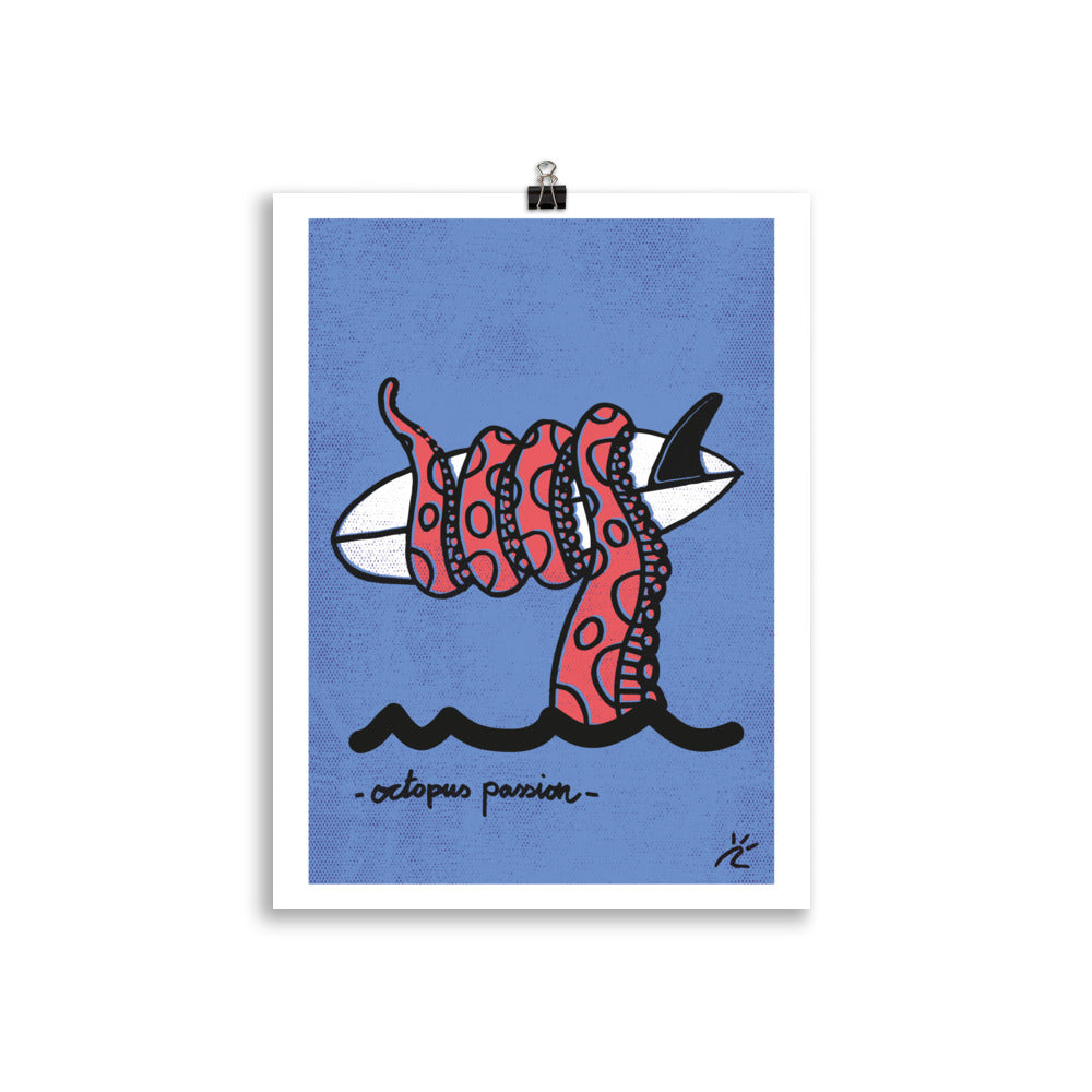 Impresión digital "Octopus passion"