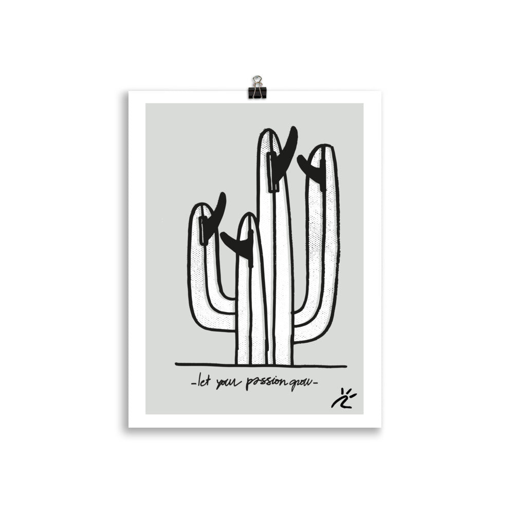 Impresión digital "Cactus"