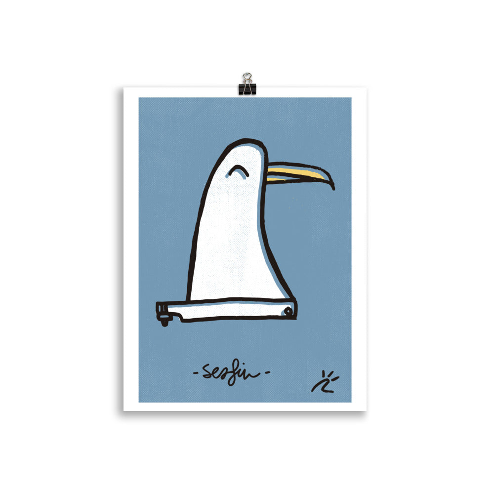 Impresión digital "Seafin"