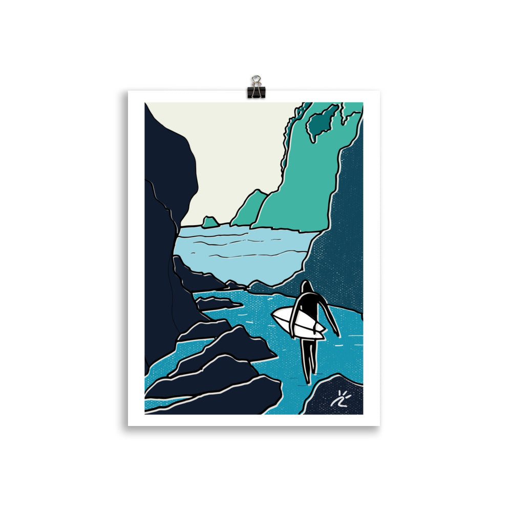 Impresión digital "Ulluwatu"