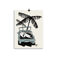 Impresión digital "Under the Palm"