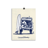 Impresión digital "SoundWaves"