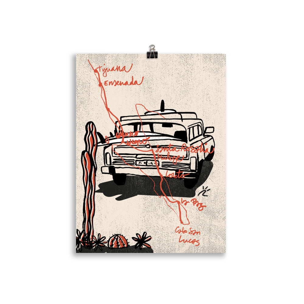 Impresión digital "Baja California"