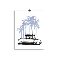 Impresión digital "Under the Palm"