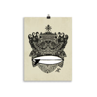 Impresión digital "Bali Mask"