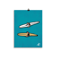 Impresión digital "Aloha"