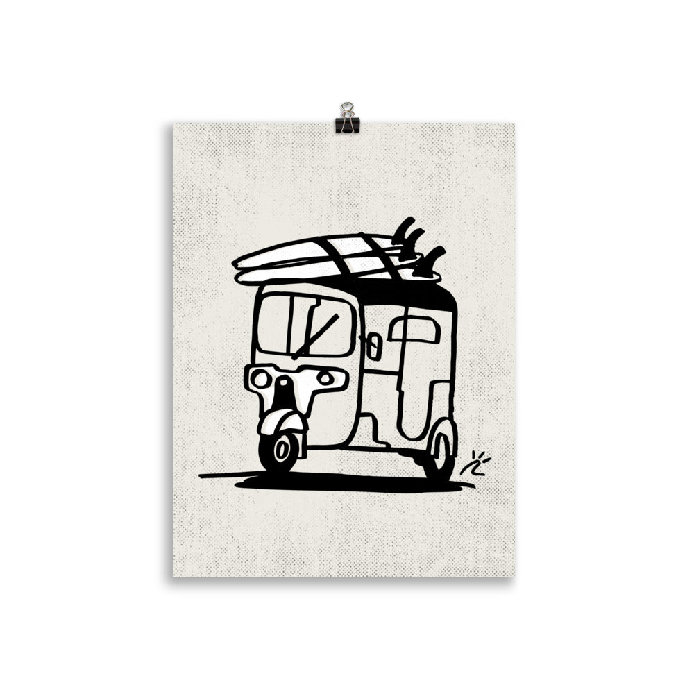 Impresión digital "Sri Tuk Tuk"