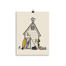 Impresión digital "Fisherman's house"