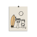 Impresión digital "Morning basics"