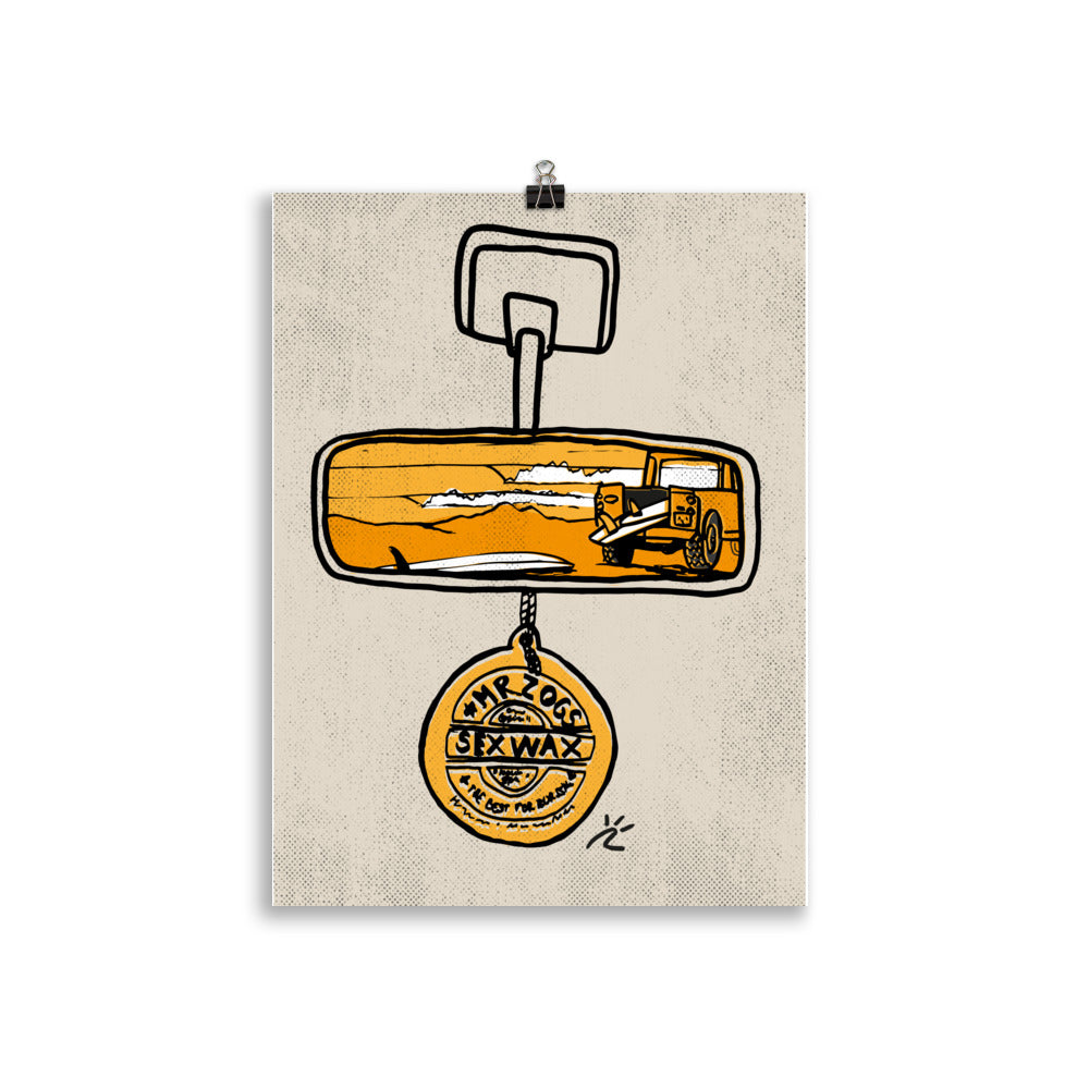 Impresión digital "REARVIEW-2"