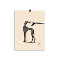 Impresión digital "Whippet"