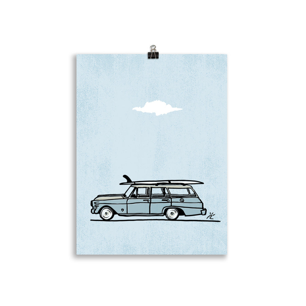 Impresión digital "Cloudy Day"