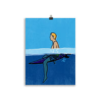 Impresión digital "FREE SURF"