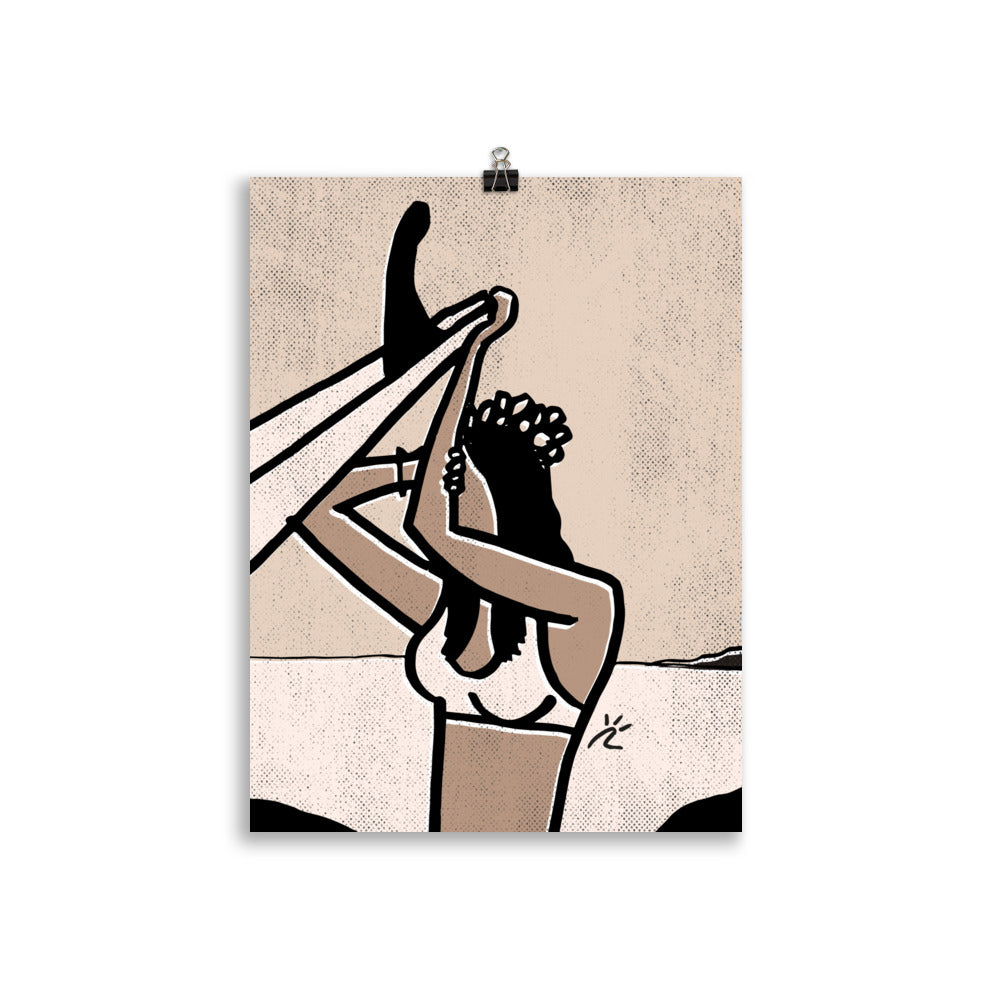 Impresión digital "Calm"