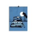 Impresión digital "Background Waves"