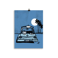 Impresión digital "Background Waves"