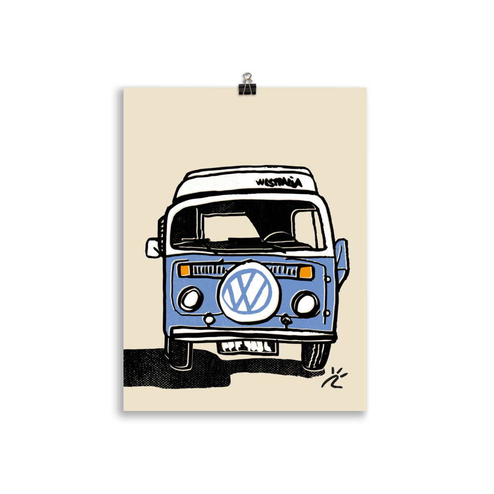 Impresión digital "Love your van"