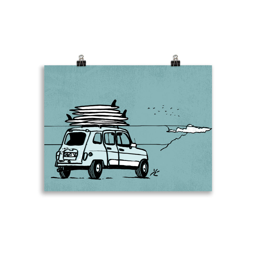 Impresión digital "Moroccan Surf Adventures"