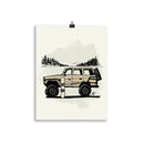 Impresión digital "Snow Beast"