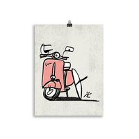 Impresión digital "Wheels and waves"