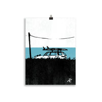 Impresión digital "Your destination"