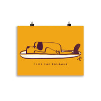 Impresión digital "Find the balance"