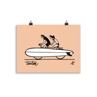 Impresión digital "Surf Tandem Team"