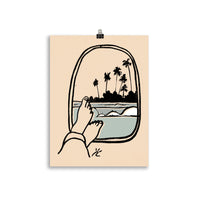 Impresión digital "Favorite View · Beach"